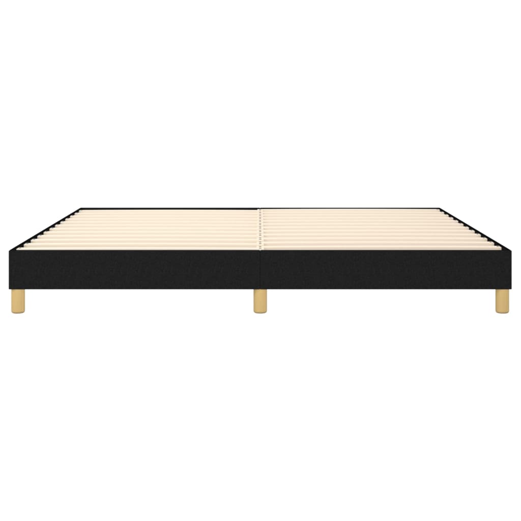 Boxspring sengeramme 200x200 cm stof sort