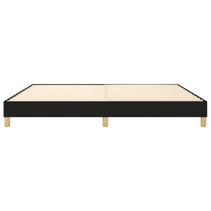 Boxspring sengeramme 200x200 cm stof sort