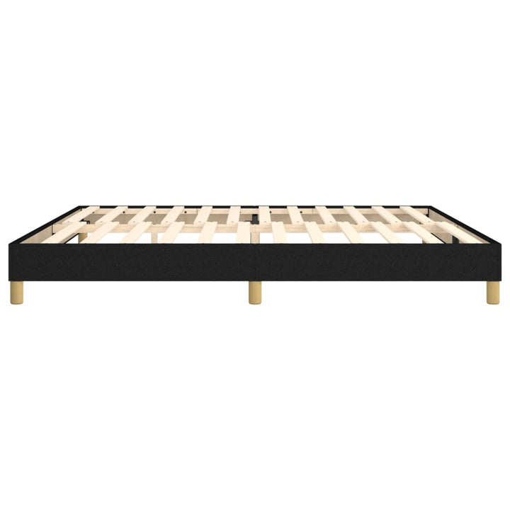 Boxspring sengeramme 200x200 cm stof sort
