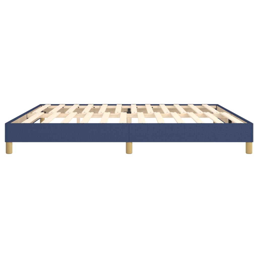 Boxspring sengeramme 200x200 cm stof blå