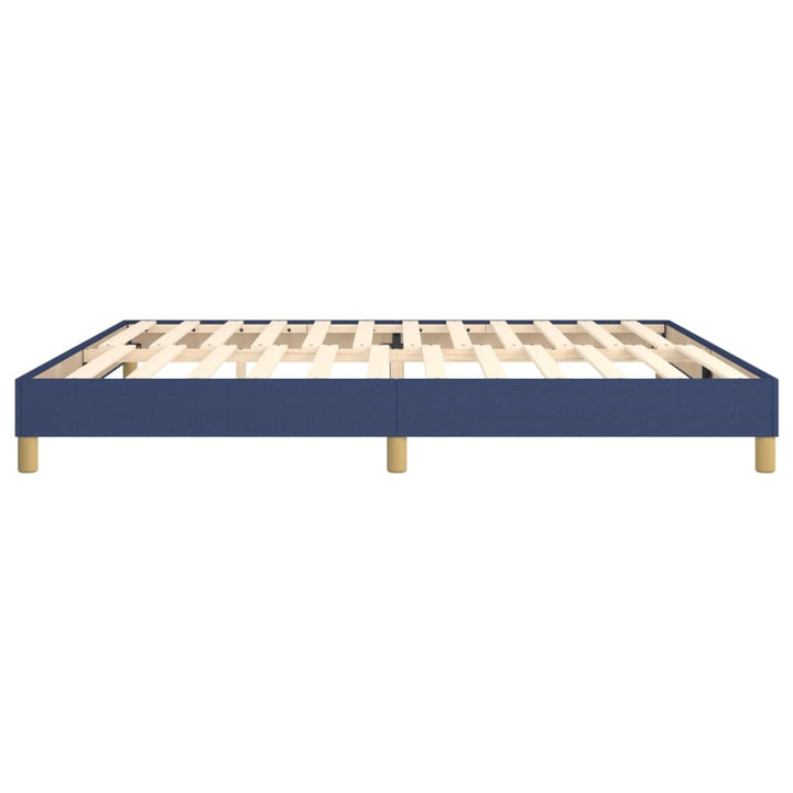 Boxspring sengeramme 200x200 cm stof blå