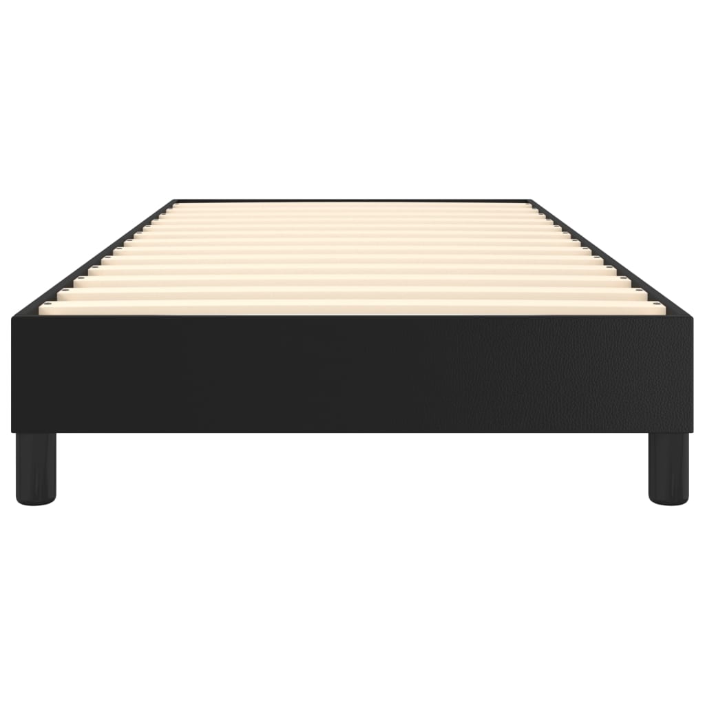 Boxspring sengeramme 80x200 cm kunstlæder sort