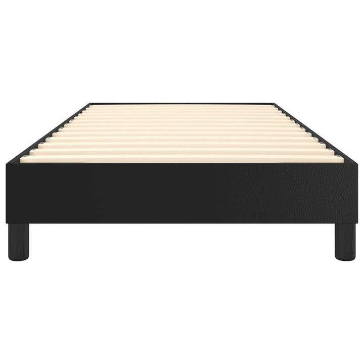Boxspring sengeramme 80x200 cm kunstlæder sort