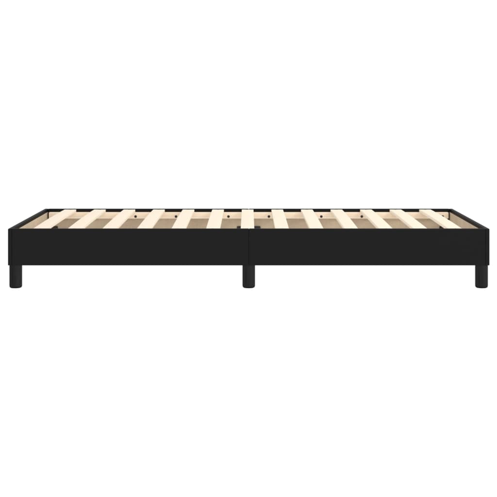 Boxspring sengeramme 80x200 cm kunstlæder sort