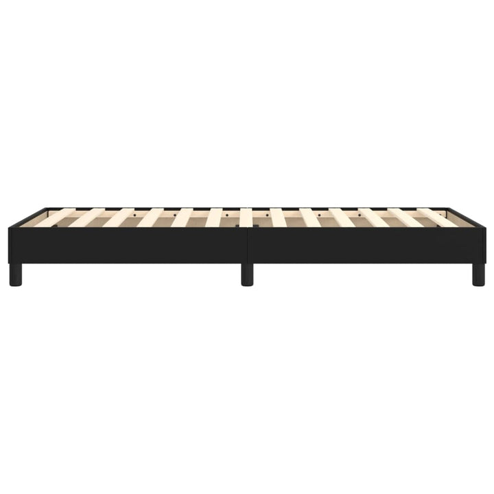 Boxspring sengeramme 80x200 cm kunstlæder sort