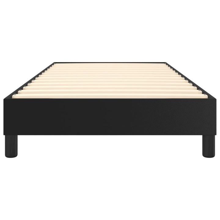 Boxspring sengeramme 90x200 cm kunstlæder sort