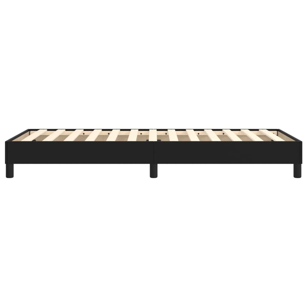 Boxspring sengeramme 100x200 cm kunstlæder sort