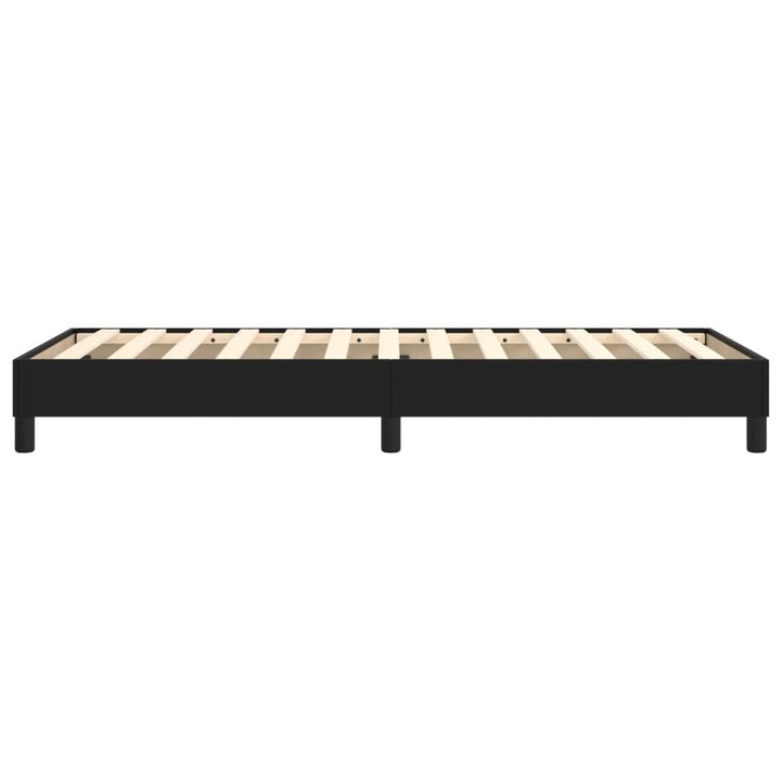 Boxspring sengeramme 100x200 cm kunstlæder sort