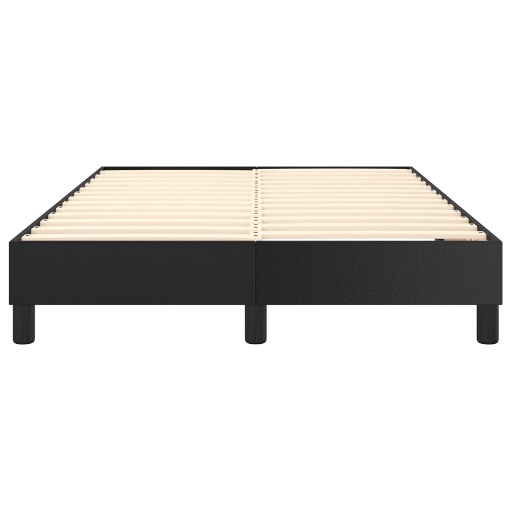 Boxspring sengeramme 120x200 cm kunstlæder sort