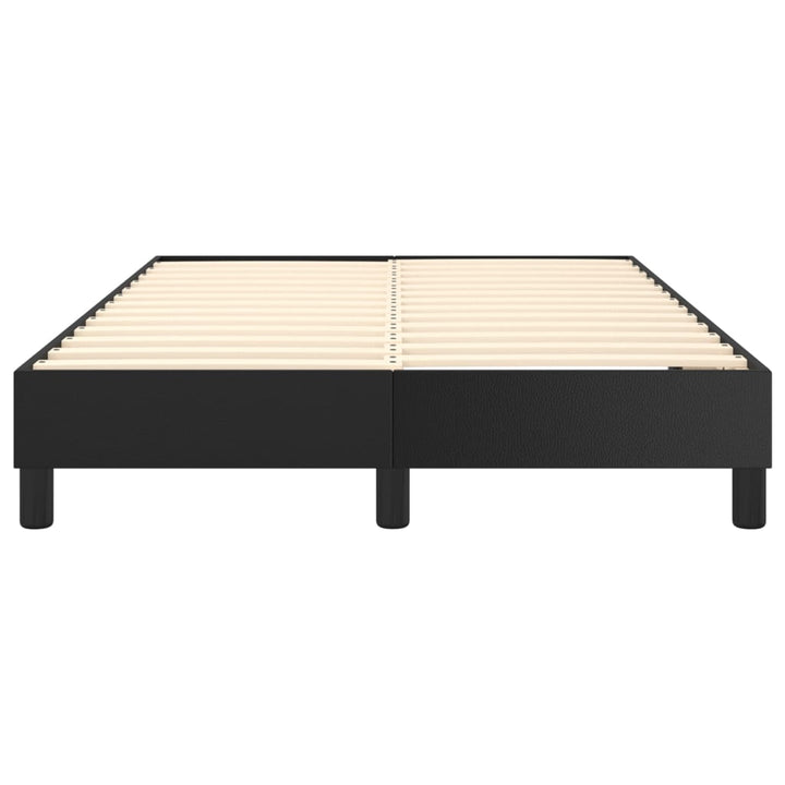 Boxspring sengeramme 120x200 cm kunstlæder sort