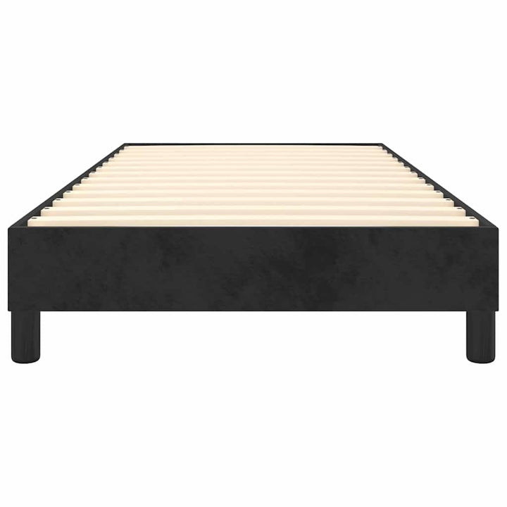 Boxspring sengeramme 80x200 cm fløjl sort