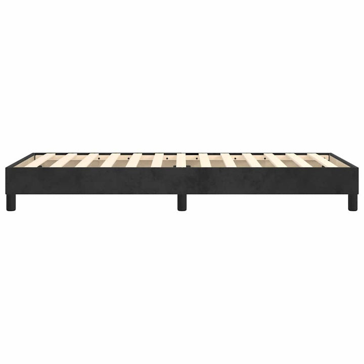 Boxspring sengeramme 80x200 cm fløjl sort