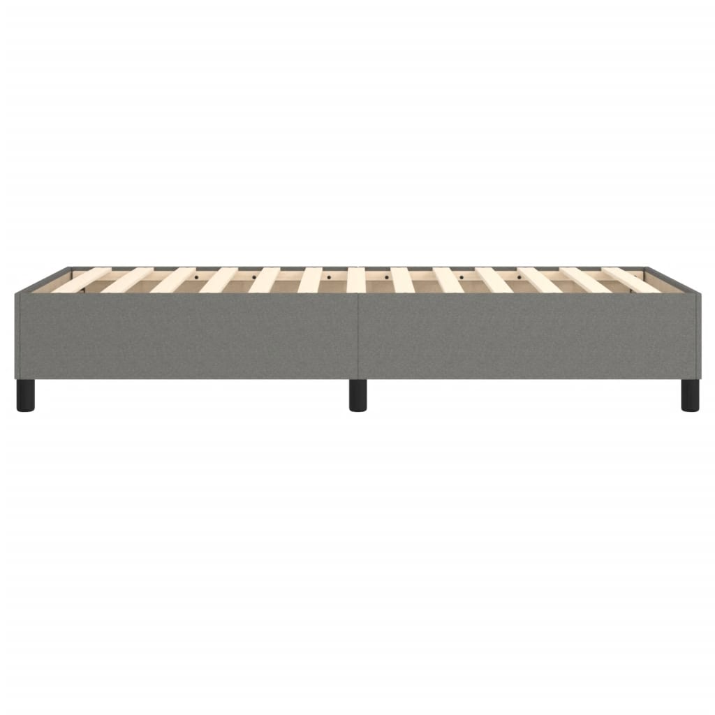 Boxspring sengeramme Mørkegrå 80x200 cm Stof