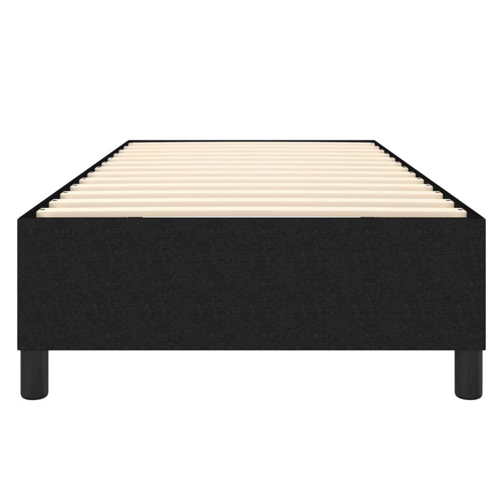 Boxspring sengeramme 80x200 cm stof sort
