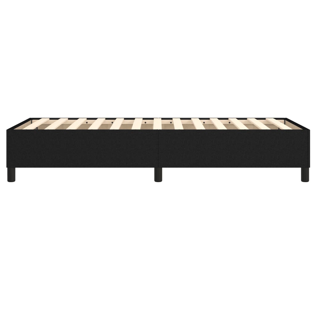 Boxspring sengeramme 80x200 cm stof sort