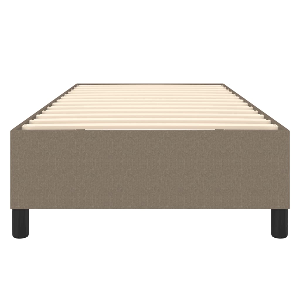 Boxspring sengeramme 80x200 cm stof gråbrun