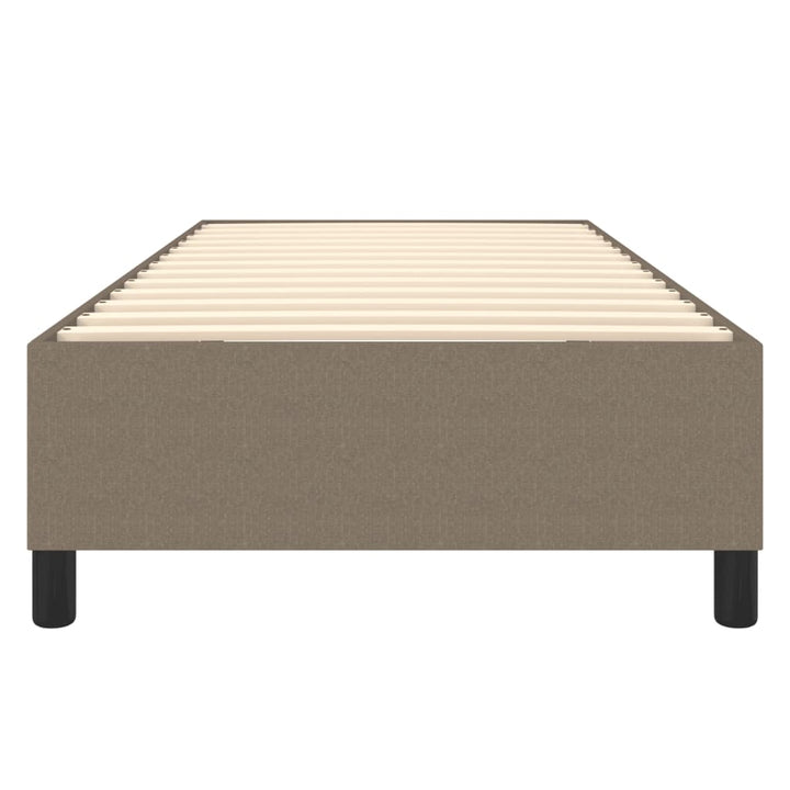 Boxspring sengeramme 80x200 cm stof gråbrun