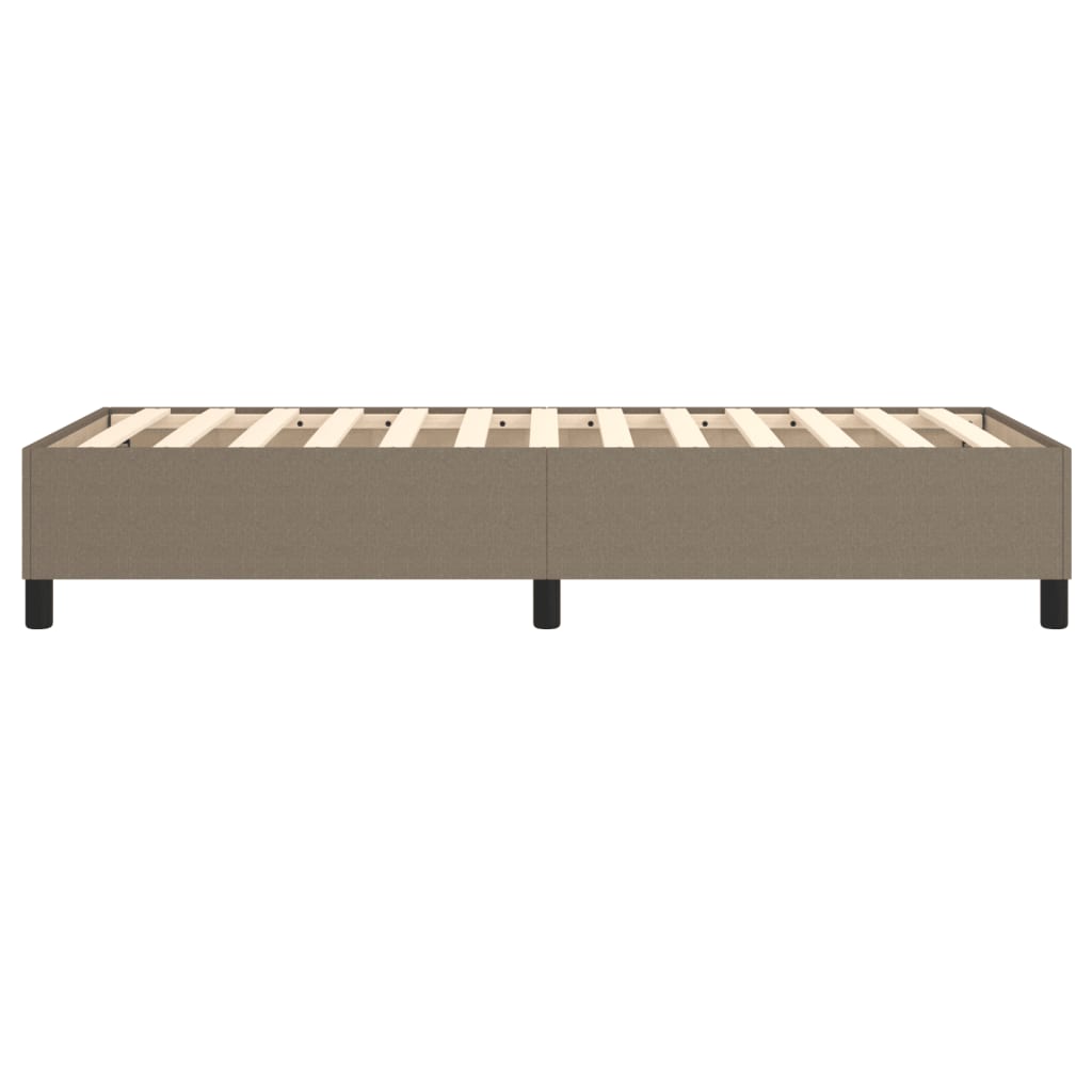 Boxspring sengeramme 80x200 cm stof gråbrun