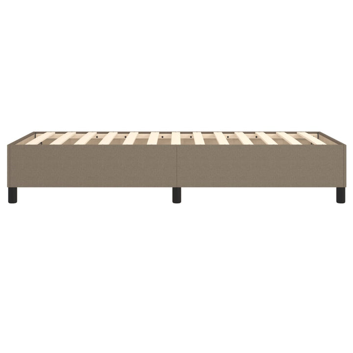 Boxspring sengeramme 80x200 cm stof gråbrun