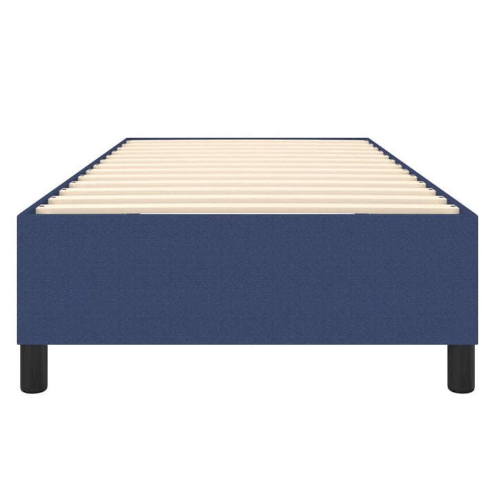 Boxspring sengeramme 80x200 cm stof blå