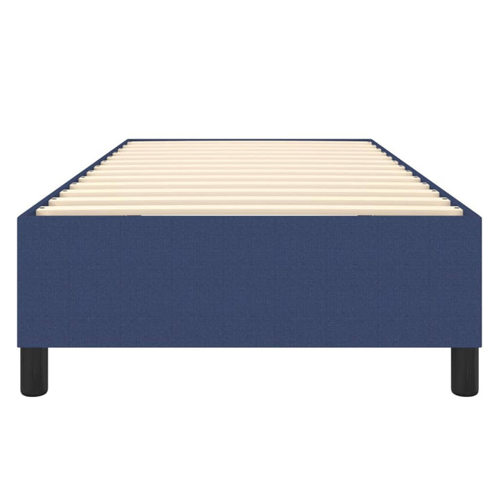 Boxspring sengeramme 90x190 cm stof blå