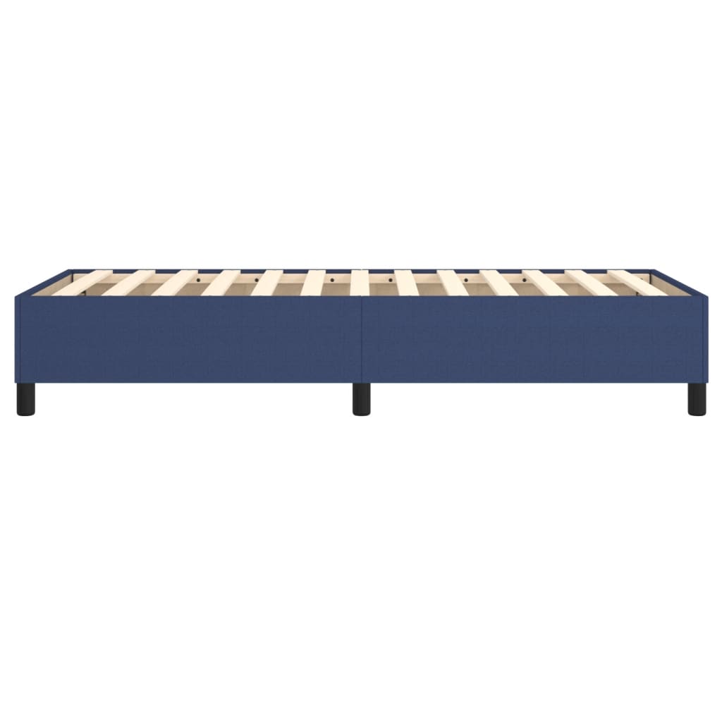 Boxspring sengeramme 90x190 cm stof blå