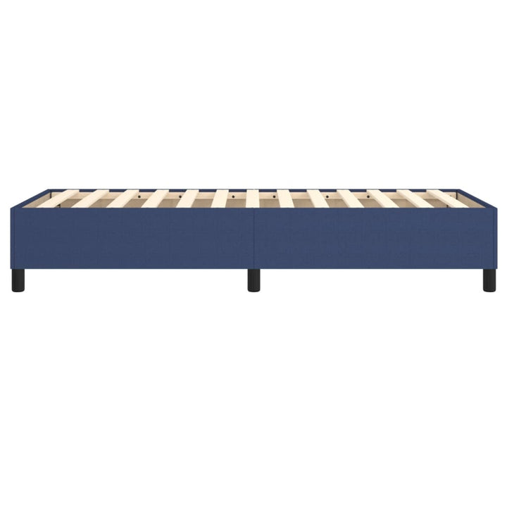 Boxspring sengeramme 90x190 cm stof blå