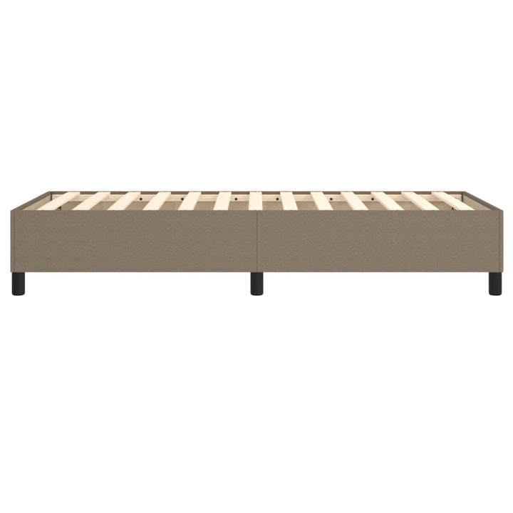 Boxspring sengeramme 90x200 cm stof gråbrun