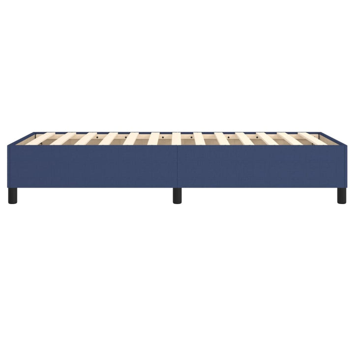 Boxspring sengeramme 90x200 cm stof blå