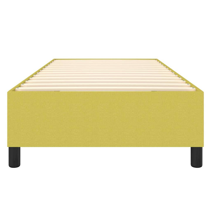 Boxspring sengeramme 90x200 cm stof grøn
