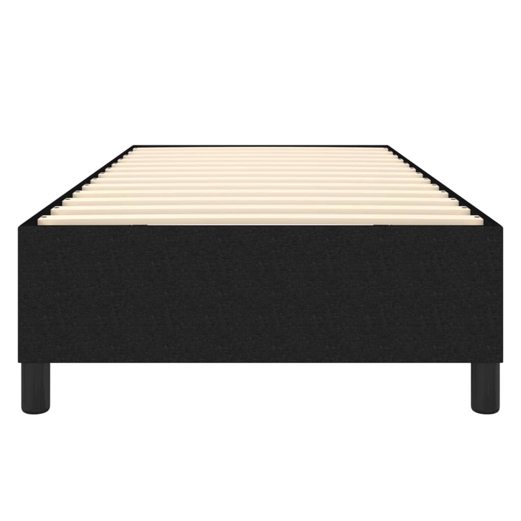 Boxspring sengeramme Sort 100x200 cm Stof