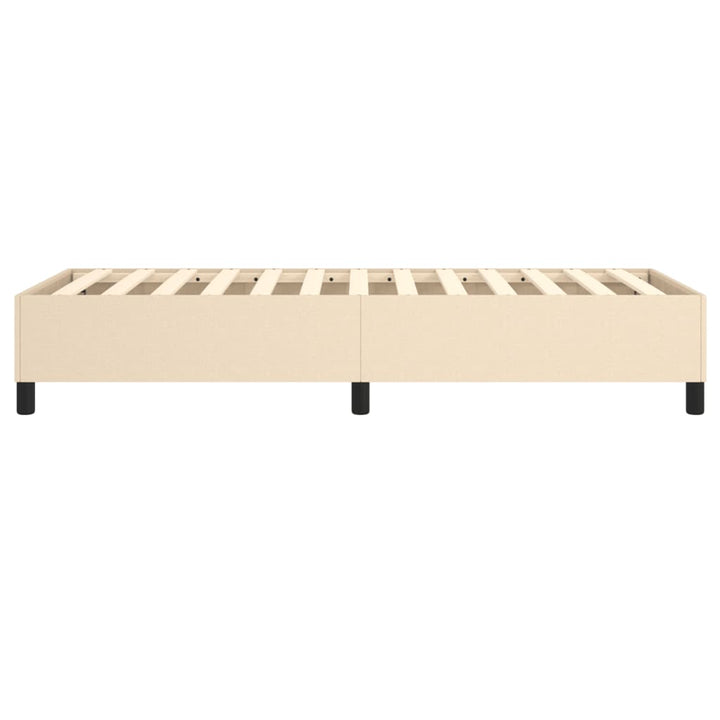 Boxspring sengeramme Creme 100x200 cm Stof
