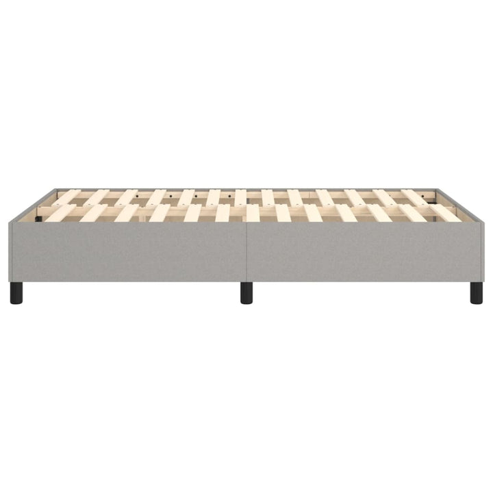 Boxspring sengeramme Lysegrå 120x200 cm Stof