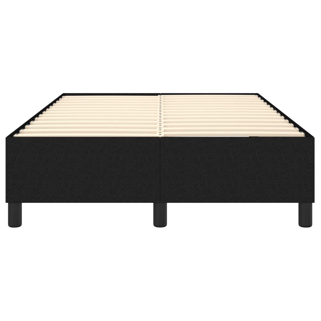 Boxspring sengeramme Sort 120x200 cm Stof