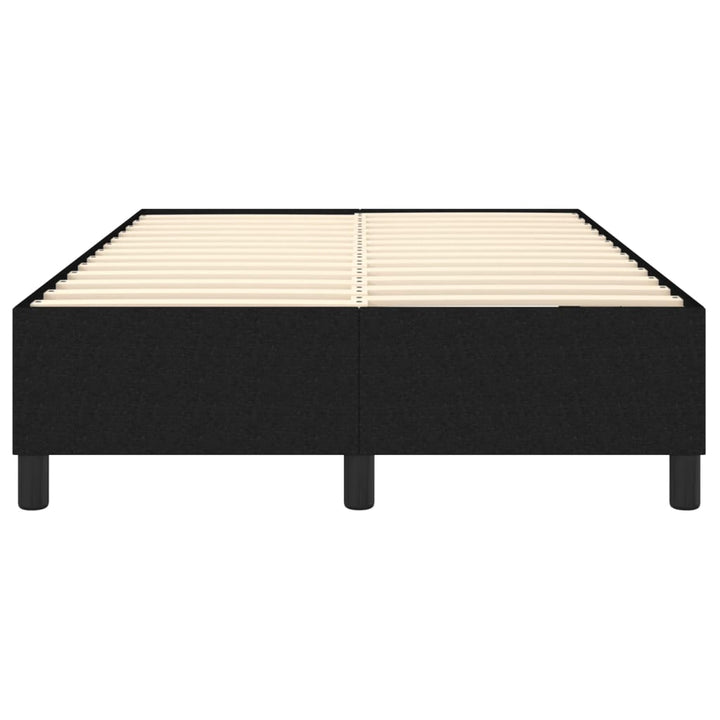 Boxspring sengeramme Sort 120x200 cm Stof