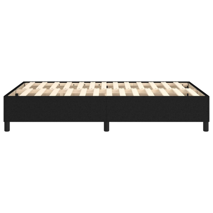 Boxspring sengeramme Sort 120x200 cm Stof