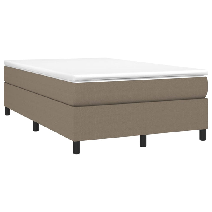 Boxspring sengeramme Taupe 120x200 cm Stof