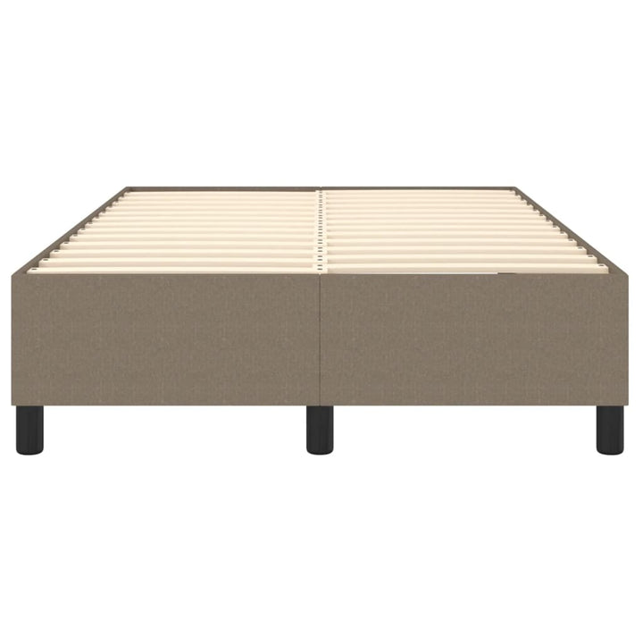 Boxspring sengeramme Taupe 120x200 cm Stof