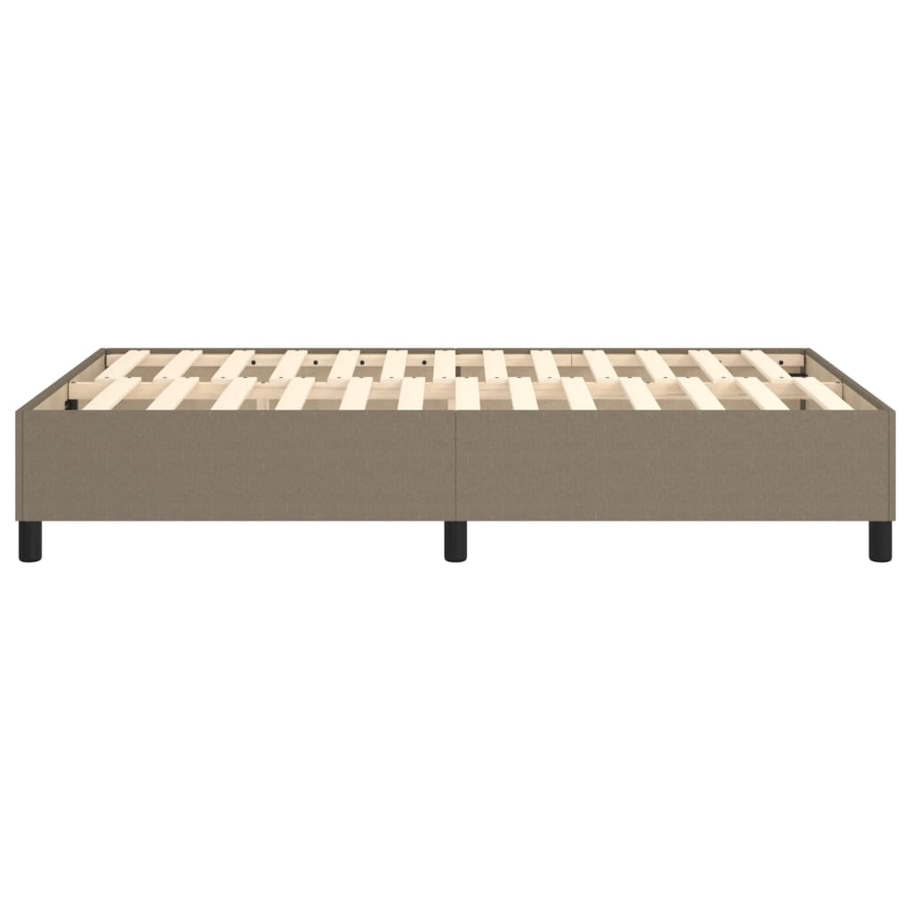 Boxspring sengeramme Taupe 120x200 cm Stof