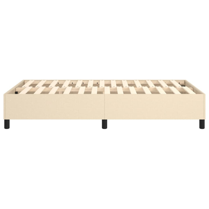 Boxspring sengeramme Creme 120x200 cm Stof