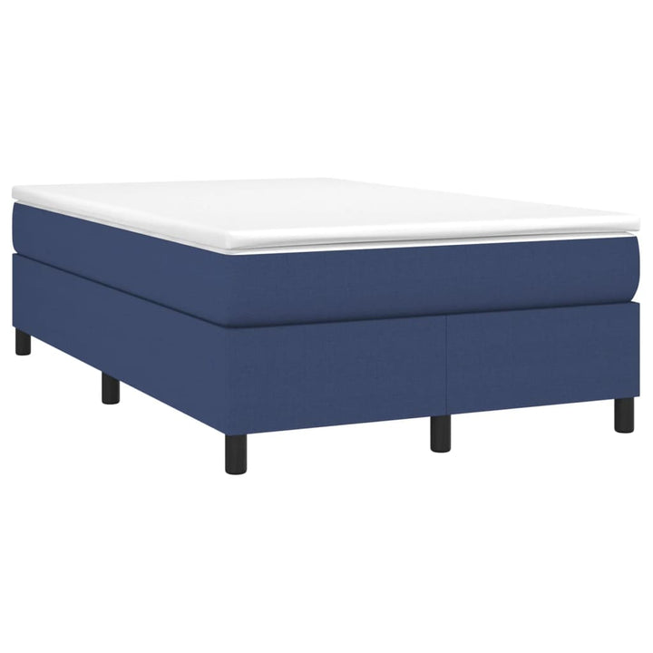Boxspring sengeramme 120x200 cm stof blå
