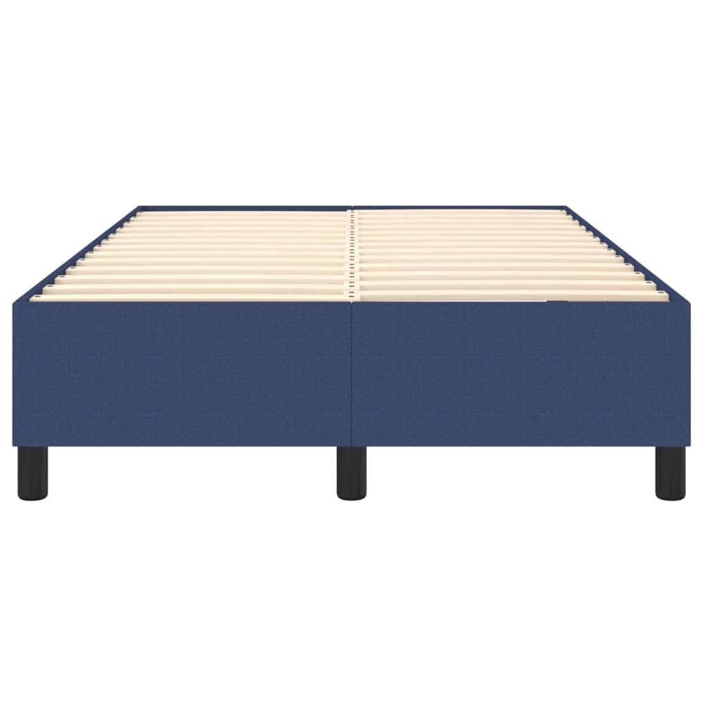 Boxspring sengeramme 120x200 cm stof blå