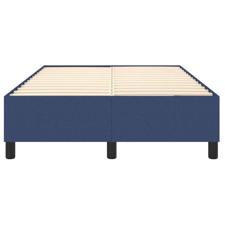 Boxspring sengeramme 120x200 cm stof blå
