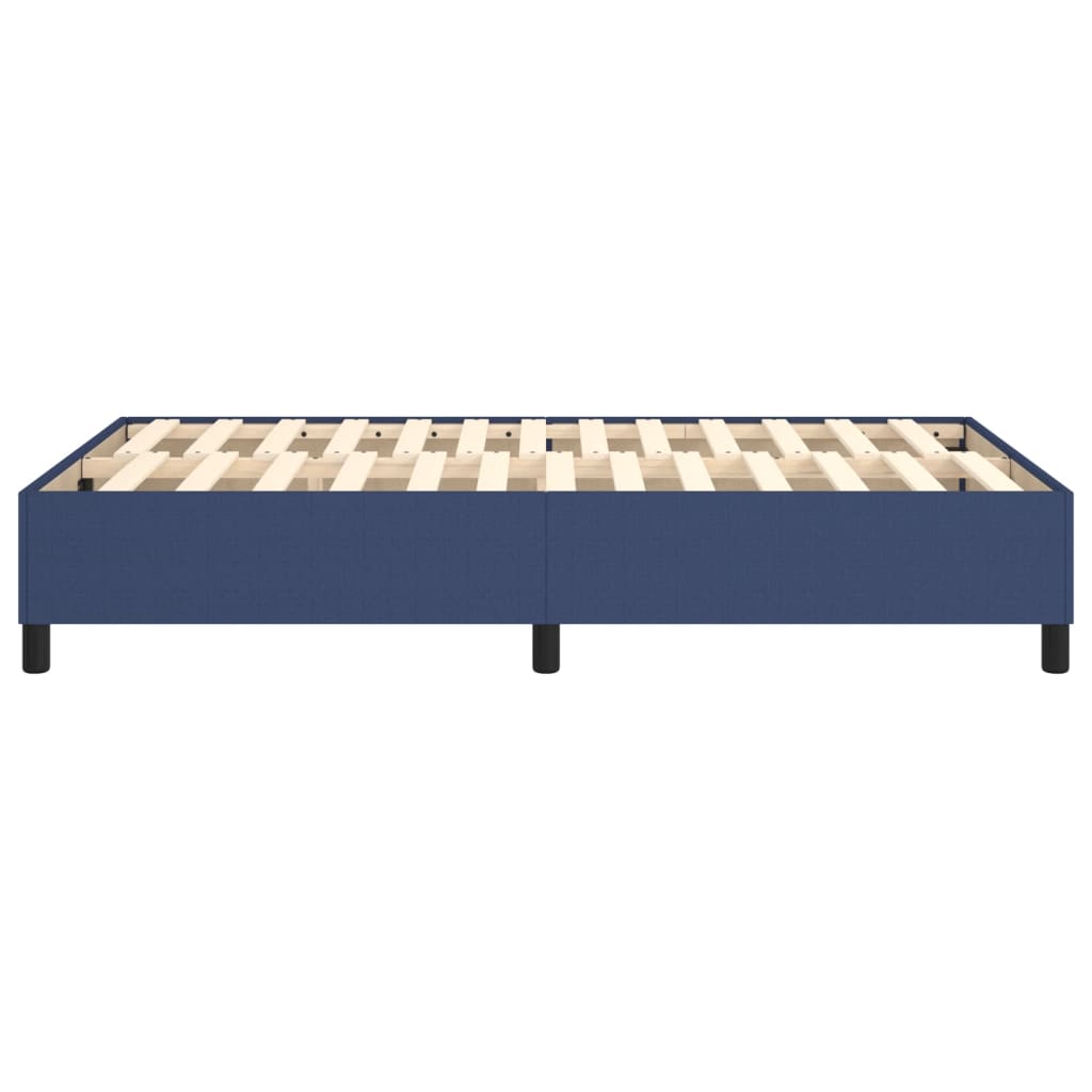 Boxspring sengeramme 120x200 cm stof blå