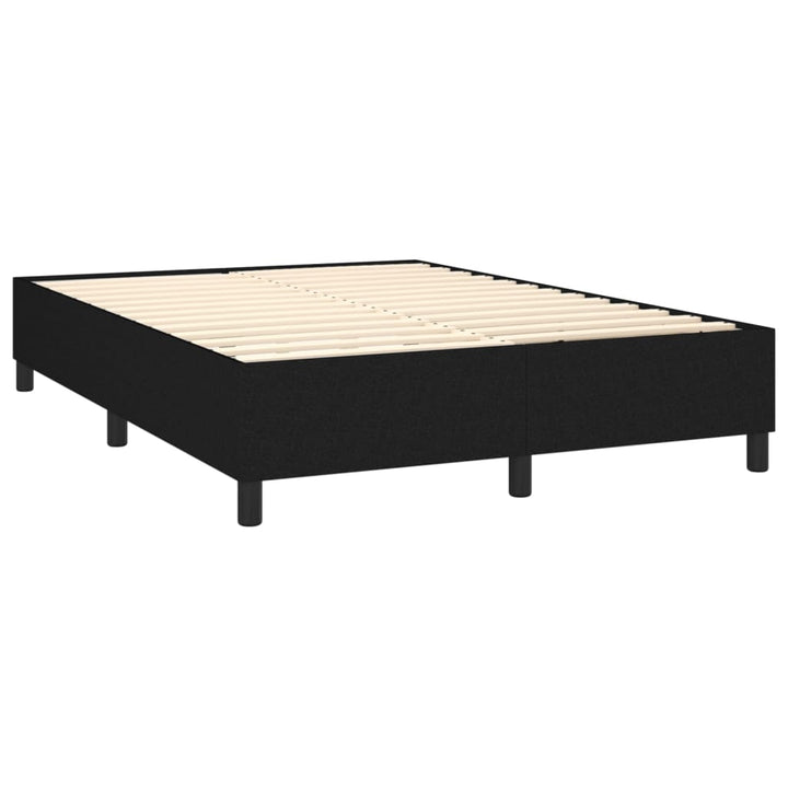 Boxspring sengeramme 140x190 cm stof sort