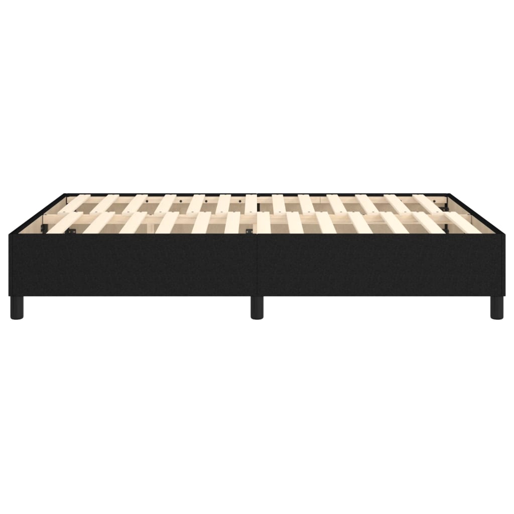 Boxspring sengeramme 140x190 cm stof sort