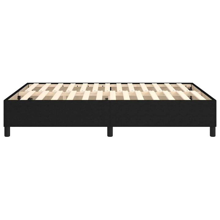 Boxspring sengeramme 140x190 cm stof sort
