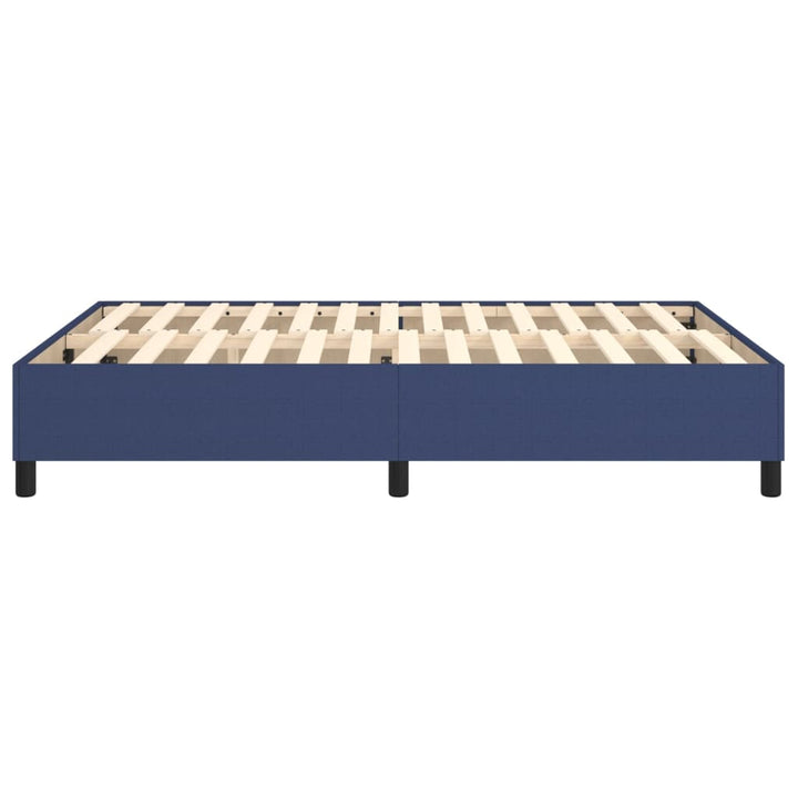 Boxspring sengeramme 140x190 cm stof blå