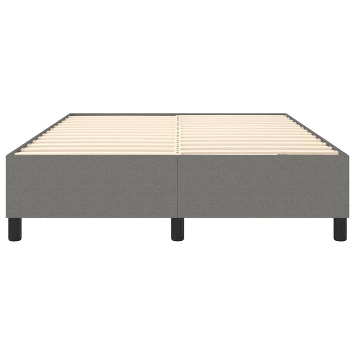 Boxspring sengeramme 140x200 cm stof mørkegrå