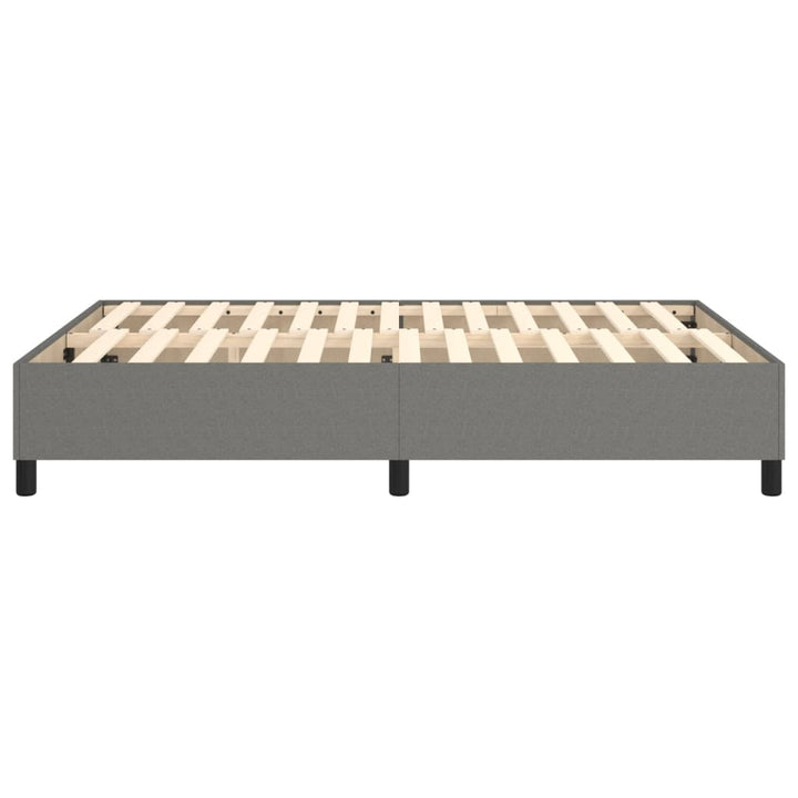 Boxspring sengeramme 140x200 cm stof mørkegrå